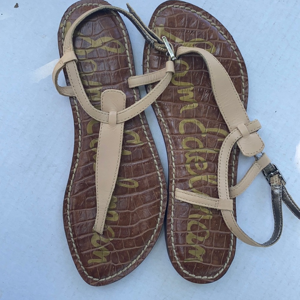 Sam Edelman cream sandals size 5 US/35 EUR